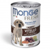 Monge Dog Fresh Chunks in Loaf Puppy 400гр. Veal консервы для щенков мясной рулет, телятина с овощами