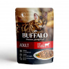 Mr. BUFFALO Adult влажный корм для взрослых кошек, говядина в соусе, 85гр.
