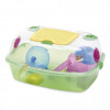 Imac Клетка Yo-yo Plus для грызунов, прозрачно-зеленая, 54х39х27см.