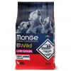 Monge Dog BWild LOW GRAIN Puppy & Junior 2,5кг. низкозерновой корм для щенков всех пород, оленина