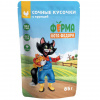 Мнямс 85гр. "Ферма кота Фёдора" сочные кусочки для кошек, курица