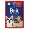 Brit Premium Dog 85гр. влажный корм для собак всех пород, говядина в соусе