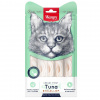 Wanpy Cat Лакомство для кошек «нежное пюре» из тунца и гребешка, 70гр.