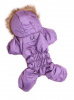 LionPets Комбинезон Winter LP018XL, лиловый, унисекс, спина 32-34см.