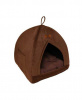 LionPets Домик-лежанка "Альмонд" с карманами LM00200-1, 42х42х45см.