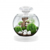 Tetra Аквариум Cascade Globe Duo Waterfall круглый с LED светильником, белый, 6,8л.