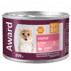 Award KITTEN TURKEY Starter влажный корм для котят с начала прикорма до 4 месяцев, беременных и кормящих кошек паштет из индейки, 200гр.