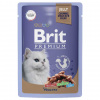 Brit Premium 85гр. Adult корм для взрослых кошек, ассорти из птицы в желе
