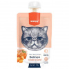 Wanpy Cat Лакомство для кошек Мясной мусс из лосося и курицы с морковью, 90гр.