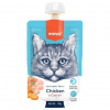 Wanpy Cat Лакомство для кошек Мясной мусс из курицы и моркови, 90гр