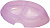 Zooexpress Миска "DeLuxe" овальная двойная, прозрачная, 2х0,2л.