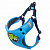 JOYSER Шлейка мягкая для собак Walk Mood Harness, размер L, голубая (шея 56, грудь 59-71см).