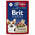 Brit Premium Dog 85гр. влажный корм для взрослых собак всех пород, мясное ассорти в соусе