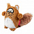 GiGwi Plush Friendz Лиса с большой пищалкой, 18см.