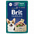 Brit Premium Dog 85гр. влажный корм для взрослых собак всех пород, утка в соусе