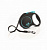 FLEXI Рулетка "BLACK DESIGN" M ремень, 5м, до 25кг, синий
