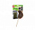 GiGwi Refillable Catnip Мышка с кошачьей мятой (3 пакета), 10см.