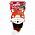 GiGwi Plush Friendz Лиса с пищалкой, 19см.