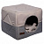 LionPets Домик-лежанка "Кубик" LM4030-069S, размер S, 40х40х40см.