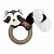 GiGwi Catch & Scratch Eco Енот с кольцом из мататаби, 11см.