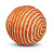 Triol Игрушка для кошек из сизаля "Шарик", оранжевый, d95мм.