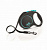FLEXI Рулетка "BLACK DESIGN" L ремень, 5м, до 50кг, синий