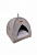 LionPets Домик-лежанка "Альмонд" с карманами LM00200-5, 42х42х45см.